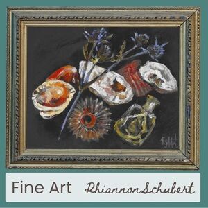 Oyster Art Print, 8x10” signed Giclee Artwork